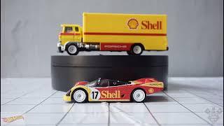 HOT WHEELS TEAM TRANSPORT PORSCHE 962 & SAKURA SPRINTER shell