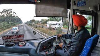 EXTREMELY AGGRESSIVE SARDAAR JI Driving Asia's Longest Mercedes Benz Bus at NH 3