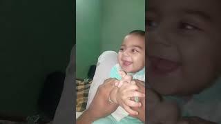 Yoav and his brother adan are playing and lot of laughing