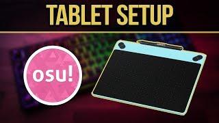 osu! New Tablet setup guide! How to install drivers/use in game sens