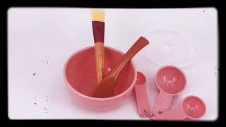 Bolysa Beauty DIY Face Mask Brush Spatula Bowl Set