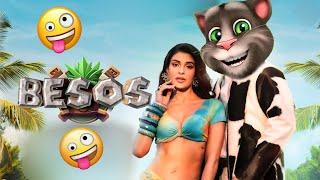 BESOS - Jacqueline Fernandez & Shikhar Dhawan | Billu funny comedy | funny calls Billu