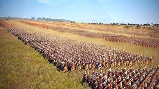 Caesars Romans Vs Pompey's Romans: Battle of Pharsalus 48 BC | Cinematic