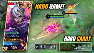 LAPU-LAPU CAN'T REACT THIS BENEDETTA! HARD OFFLANE BENEDETTA GAMEPLAY | MLBB