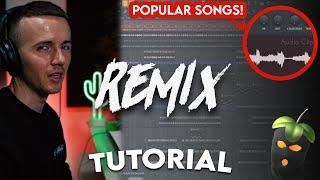 REMIXING A POPULAR SONG INTO A UK DRILL BEAT (How To Flip A Song - FL Studio Tutorial)