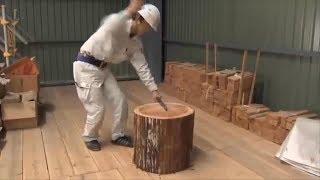 Amazing Woodworking Traditional Japanese Technology Still Being Used - Entrance of Shingle Roofing