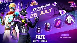 PINK DIAMOND STORE, 7TH ANNIVERSARY FREE REWARDS 2024  | FREE FIRE NEW EVENT | NEW EVENT FREE FIRE