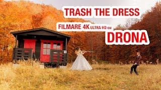 Trash the Dress 4K Ultra HD Filmare cu Drona Sinaia Moroieni Dambovita