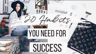 20 Habits Of Successful People | Achieving Your Goals Like BOSS BABE!