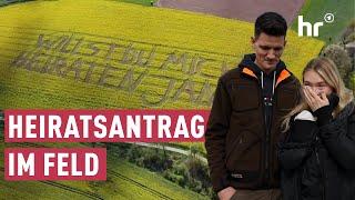 Landwirt überrascht Freundin mit Heiratsantrag im Feld | maintower