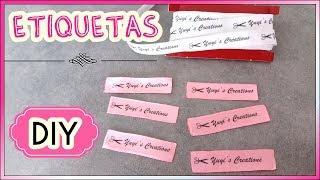 CREA TUS PROPIAS ETIQUETAS | Yuyi's Creations