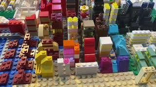 Lego (Mirco City) 250yr Time Lapse - AMERICAN Farmlands to Condos