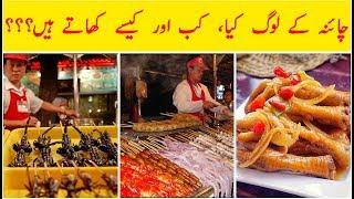 Weird Foods which Chinese People Eat Explained in Urdu / Hindi | Dilchasp Maloomat |