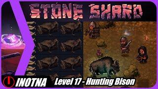 Stoneshard: Vermir Mace & Shield Level 17 - Need gold, hunt bison, surprise bandits.