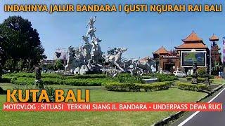 Indahnya jalur bandara Ngurah Rai Bali. Bali hari ini.