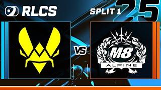 VITALITY vs M8 ALPINE | 1/4 WB - Europe Open #1 - RLCS 2025