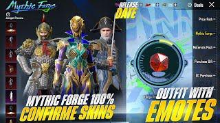 Next Mythic Forge 100% Confirme Rewards | 4 Mythic Outfits And 2 Mythic Emotes | 3.3 Update | Pubgm