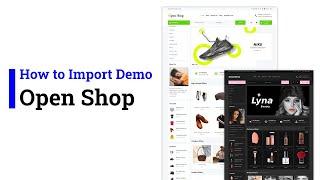 OneClick Import Demo - Free eCommerce Open Shop Theme