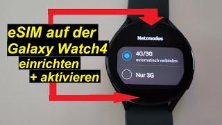 Tutorial: eSIM auf Samsung Galaxy Watch4 LTE aktivieren und einrichten (o2) | SeppelPower