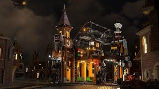 Funwhole - F9007 Steampunk Train Station Building Set