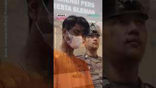 Tampang Christiano Tarigan, Pengemudi BMW yang Tewaskan Mahasiswa FH UGM, Berbaju Tahanan