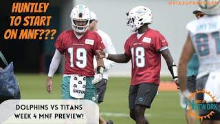 Tyler Huntley To Start At QB? | Miami Dolphins vs. Tennessee Titans Preview!