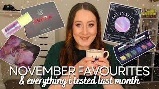 NOVEMBER MAKEUP RECAP! Everything I Tested Last Month Review! *Vidmas Day One* Cruelty Free Beauty