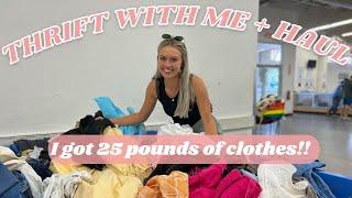 THRIFT WITH ME AT THE GOODWILL OUTLET | 25 POUND HAUL!!