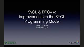 Aurora Early Adopter Series: SYCL 2020 & DPC++: Improvements to the SYCL Programming Model