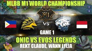 EVOS Legends (Indonesia) vs ONIC PH (Filipina) • Game 1 | Grup D M1