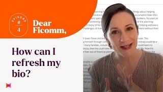 How to Write the Best Bio as a Financial Advisor - Dear FiComm Ep 4