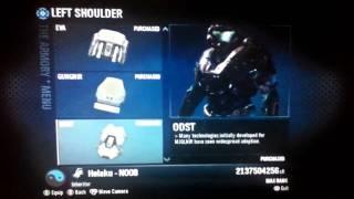 Halo Reach Armory - All Armor and Unlocks