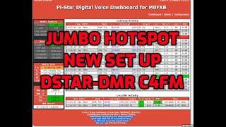 JUMBO HOTSPOT -MMDVM - SET UP -DMR-C4FM-DSTAR-PI-STAR