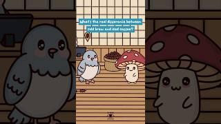 Same Look, Different Souls ️ Mushie & Birdie | Coffee Animation Meme | Original Video: Under Studio