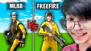 ប្រកួតសាងសង់....Mobile Legend & FreeFire