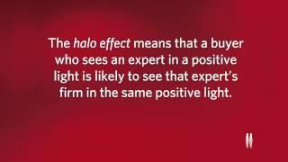 How a Visible Expert’s Halo Effect Attracts Clients to Professional Services Firms