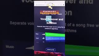 Free vocal remover and isolation