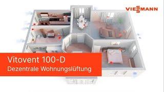 Vitovent 100-D - Dezentrales Wohnungslüftungsgerät mit Wärmerückgewinnung | Viessmann