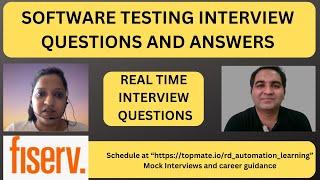 Software Testing Interview Questions and Answers | RD Automation Learning