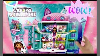 ASMR / SATISFYING UNBOXING  Gabby's Doll House! Over 2' tall! #asmr  #cute #viral PINK TOYS