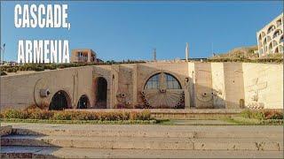 Cascade Walking tour, Yerevan, Cafesjian center for the arts, 4k, September 2022