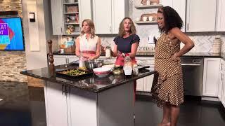 On 10 Tampa Bay’s Great Day Live with Java and Janelle making Roasted Vegetable Bowls