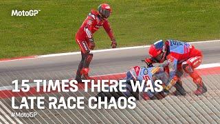 Big drama in the final laps!  | #MotoGP