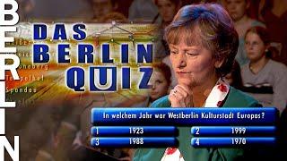 "In welchem Jahr war Westberlin Kulturstadt Europas?" | Das Berlin Quiz (2002) | Folge 42/45