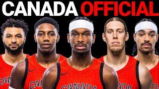 CANADA Official Roster for the Paris Olympics 2024