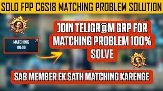 Solo Fpp Match Matching Problem C6S18 | fpp solo matching problem solution |#solofppmatchingproblem