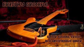 Breathy Graceful Guitar Backing Track in D Mixolydian|E Minor