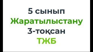 5 сынып Жаратылыстану 3 тоқсан ТЖБ