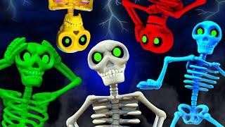 Five Skeletons | Spooky Scary Song For Kids | Tum Tum Kids TV