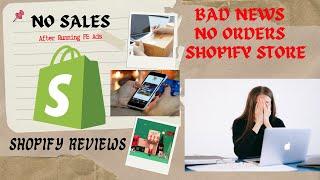 No Sale After Running FB Ads| Shopify Tutorial For Beginners